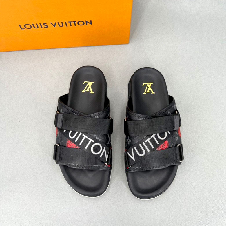 Dép lê nam hiệu Louis Vuittion siêu cấp