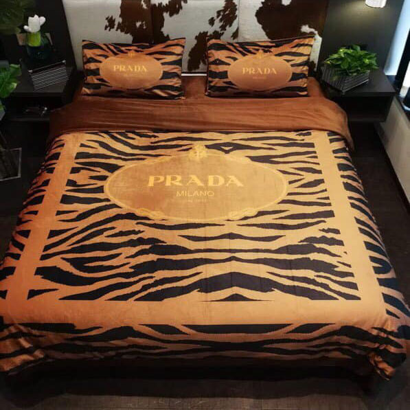 Ga gối cao cấp hiệu Prada ca pha họa tiết